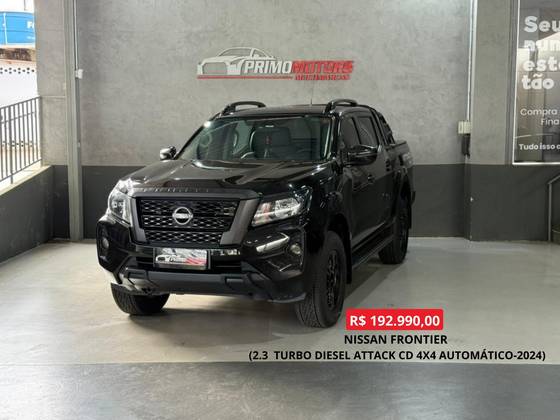 NISSAN FRONTIER 2.3 16V TURBO DIESEL ATTACK CD 4X4 AUTOMÁTICO NISSAN FRONTIER 2.3 16V TURBO DIESEL ATTACK CD 4X4 AUTOMÁTICO